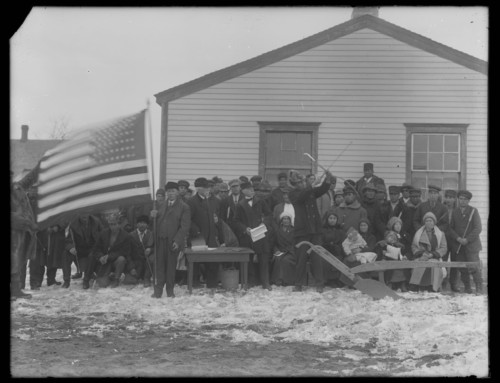 Ritual on U.S. Citizenship for select Lakota at Fort Yates in Standing Rock